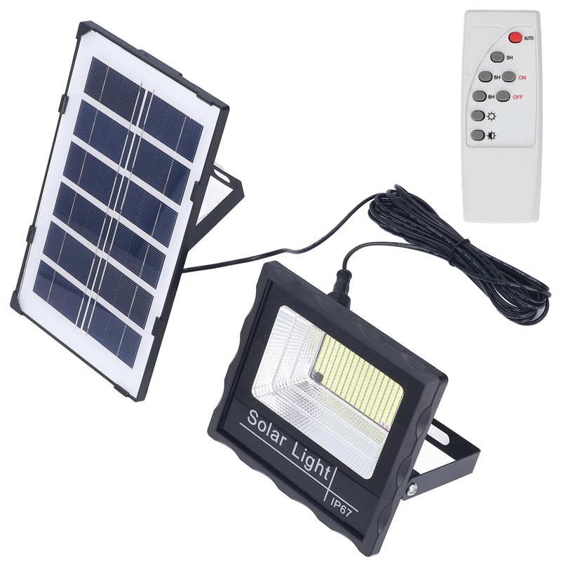 Solar Wall Lamp 100 LEDs High Brightness 50W Waterproof Outdoor