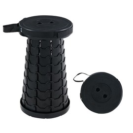 Folding Chair, Outdoor, Folding Chair, Portable Chair, Telescopic Camping Chair, Foldable Camping Stool, Lightweight, Compact, Easy to Carry, 10 Levels Adjustable, Opens in 1 Second, Load Capacity