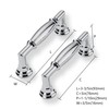 CABDM 10 Pack 3 Inch Hole Center Polished Chrome Cabinet