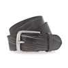 Vanzetti 40 mm Leather Belt W100 Steel Grey, Steel Gray