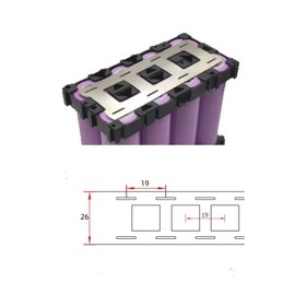 VIPAKE Nickel Plated Strip 2p nickel strips for battery welding 18650 nickel plating kit diy 18650 battery packs by spot welder (Spacing 19mm) 10Meters roll