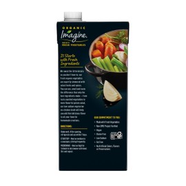 Imagine Low Sodium Organic Vegetarian No-Chicken Broth 32 oz