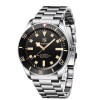 BENYAR Men's Automatic Waterproof Black Dial - BB58 40mm Ships