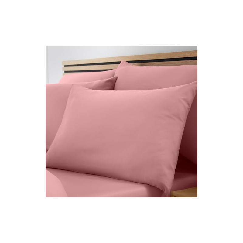 Catherine Lansfield So Soft Non-Iron Standard Pack of 4 Pillowcases