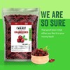 Dried Cranberries Original 4 lbs,(64oz) Batch Tested Gluten & Peanut