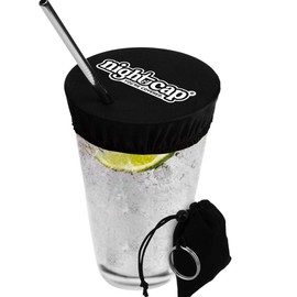 NightCap Keychain - Cup Cover for Protection Against Drink Spiking and Debris - Reusable Unisex Anti Spike Lid - Specification: 1 Pack
