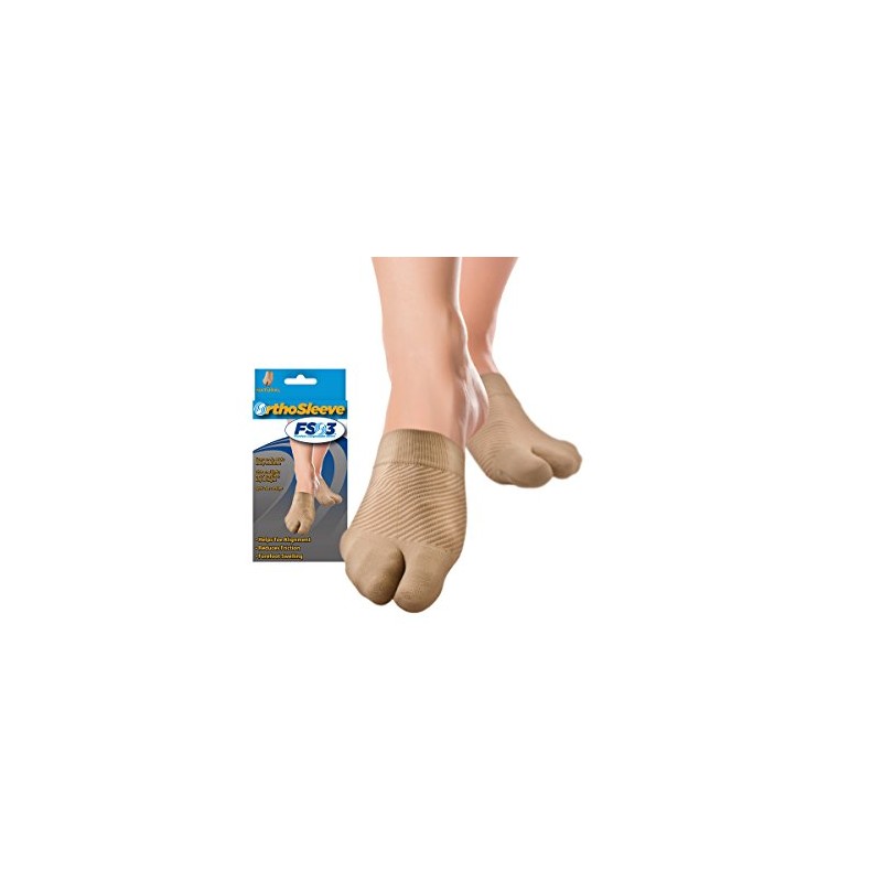 OrthoSleeve FS3 Forefoot Compression Sleeves (One Pair) Bunion Comforter and