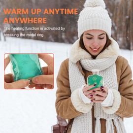 Pocket Warmer, Hand Warmer, CIYIN Hand Warmer, Reusable, Set of 4, Pocket Heating Cushion, Heat Kink Cushion, Pocket Warmer Christmas and Winter, Pocket Warmer on the Go