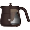 THERMOS Vacuum Insulated Teapot with Strainer 450ml Brown TTE-450 BW