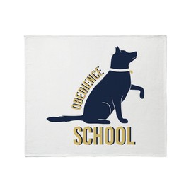 CafePress Obedience School Throw Blanket Super Soft Fleece Plush Throw Blanket, 60"x50"