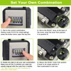ZHEGE Key Safe Padlock, Key Box with Code Wall Mounted,