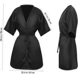 Ipetboom Bata De Estilista Para Salón - Bata De Esteticista Para Corte De Pelo De Clientes