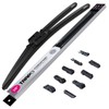 TRAPO Windshield Wipers Blades, Automotive Replacement Windshield Wiper Blades, 19
