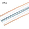 sourcing map Metal Foil Resistor 1% Tolerance 5 Colour Band