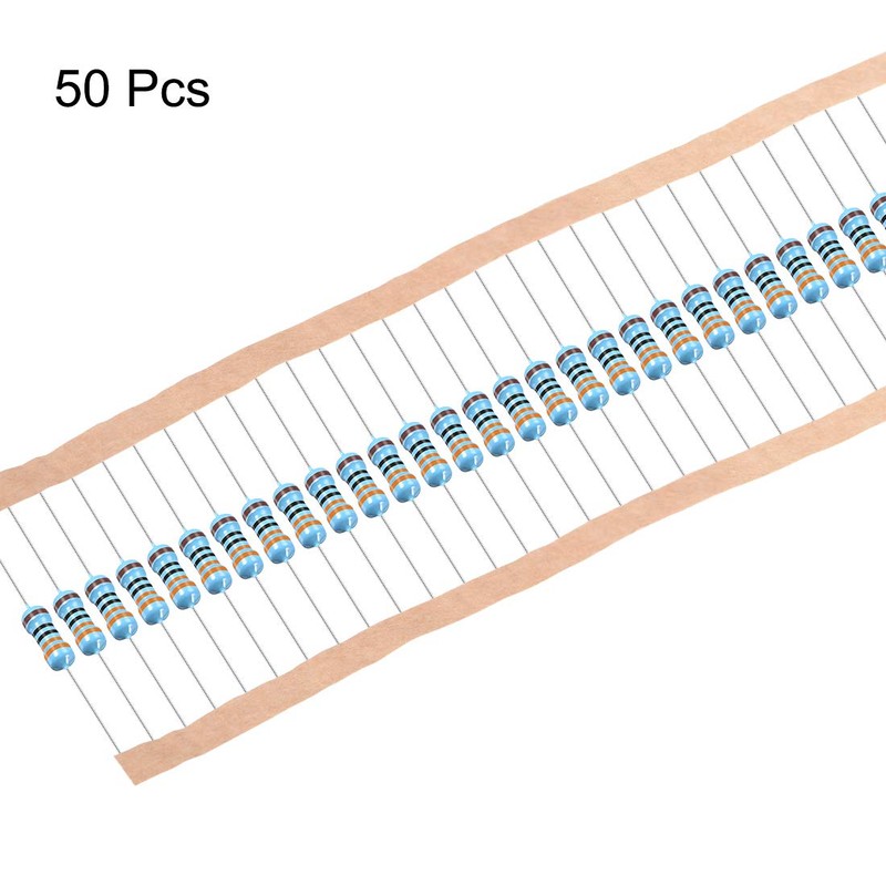 sourcing map Metal Foil Resistor 1% Tolerance 5 Colour Band