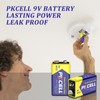 PKCELL PKCELL 9V Battery Carbon Zinc for Smoke Detectors 6F22