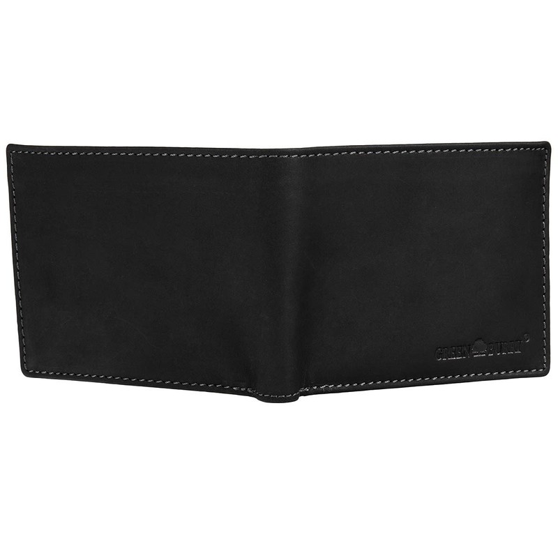 Greenburry Vintage Black Wallet Leather 12,5 cm