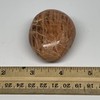 91.8g, 2.1x1.7"x1.1" Natural Untreated Peach Moonstone Palm-Stone Crystal Polished Galet