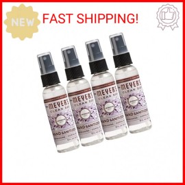MRS. MEYER'S CLEAN DAY Antibacterial Hand Sanitizer Spray, Travel Size, Removes
