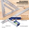 WORKPRO Try Square 300 mm & Triangular Carpenter's Square 180