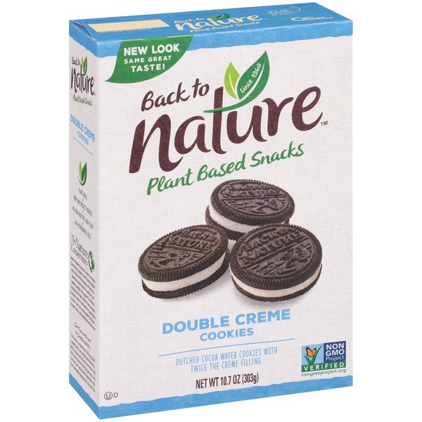 Back to Nature Cookies, Non-GMO Double Classic CrÃ¨me, 10.7 Ounce (Packaging May Vary)