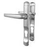 Sivenci Silver Tone Door Handle Set with Keyhole 225mm x