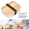 Bento Lunch Box 304 Stainless Steel Secure Bento Boxes with