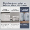 DIMJ Compression Storage Bags 6 Pack - Blanket Storage Bags
