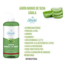Sheló Nabel Jabon Para Manos Sabila Y Exfoliante De Manos, Shelo Nabel.