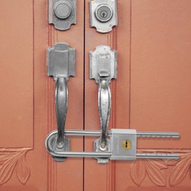 Long Shackle Padlock - Long Shackle Padlock - Laminated Steel Waterproof Padlock Key Padlock Door Lock Cabinet Lock Long Beam Padlock 2 inches