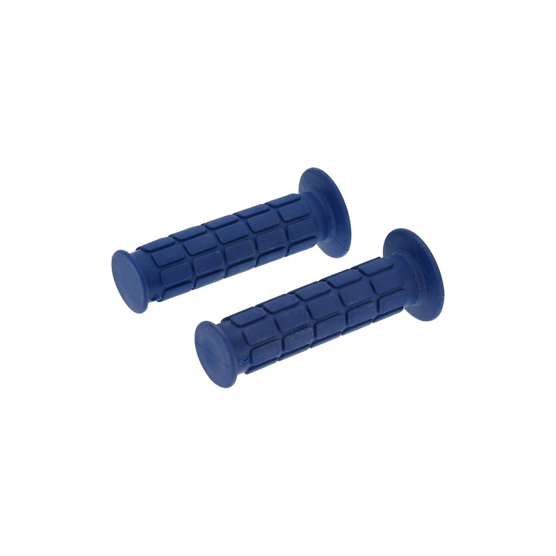 Set of rubber for throttle grip and grip waffle pattern,