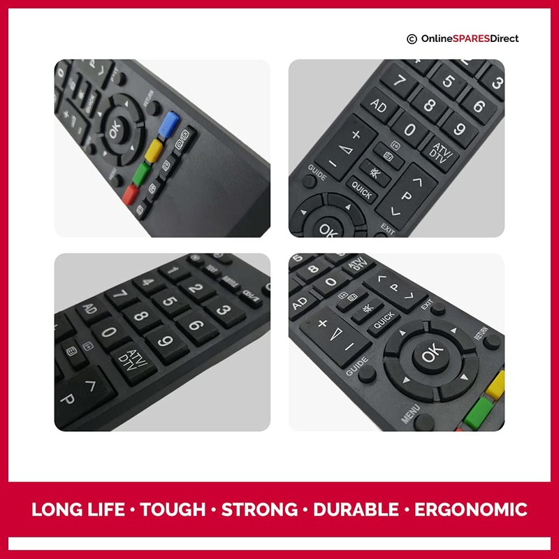 Replacement TV Remote Control For TOSHIBA 32DB833B