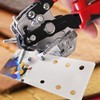 Leather Hole Punch 6 Holes 360 Degree Rotating Adjustable Margin