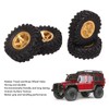 1 Inch RC Tires Brass Wheel Hub Rubber RC Car
