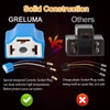 Greluma 4 Pieces Ceramic H4 Sockets Pigtail, 9003 HB2 Socket