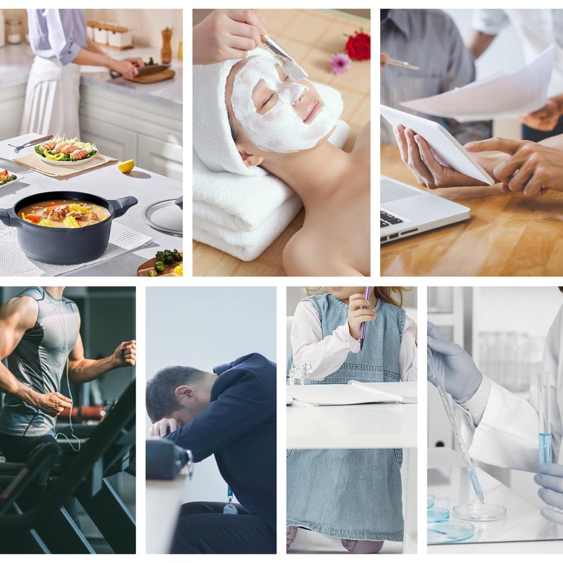 Jayron KT002A 2-Channel Kitchen Timer Magnetic Countdown Timer Clock Temperature