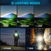 Sinvimes Rechargeable Flashlights High Lumens, LED Powerful Super Bright Flash