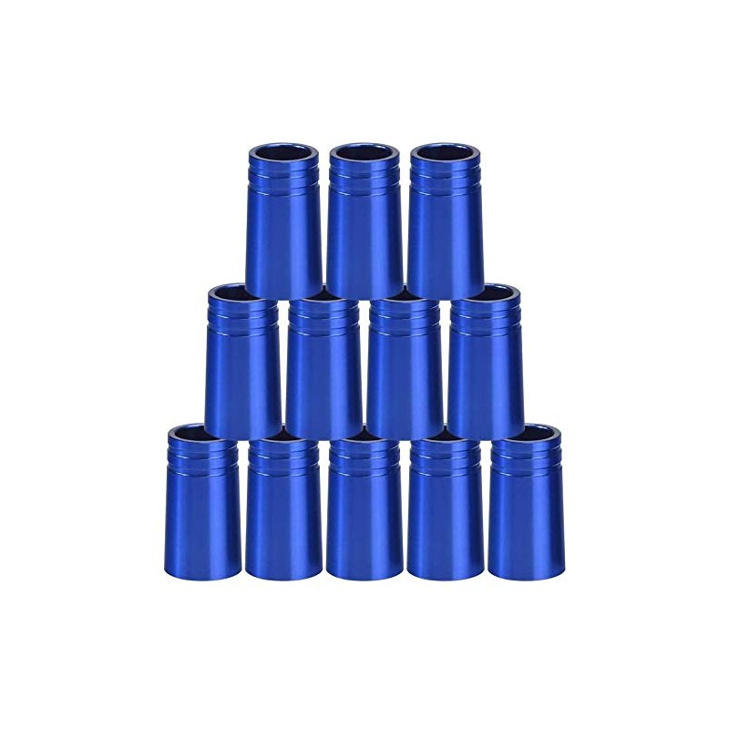 ZDSFSD 12Pcs/Pack Golf Ferrules .370 Aluminum 25mm for Irons Shafts