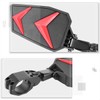Pair of Universal Textured Black Irregular Shape Flat Style UTV