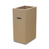 Basque Trash Bin Medium 5.3L with Cover, Natural