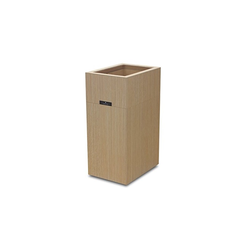 Basque Trash Bin Medium 5.3L with Cover, Natural