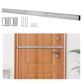 Door Security Bar Barricade Brackets Kit Set Door Stopper Home Defense Security Devices for Front Door