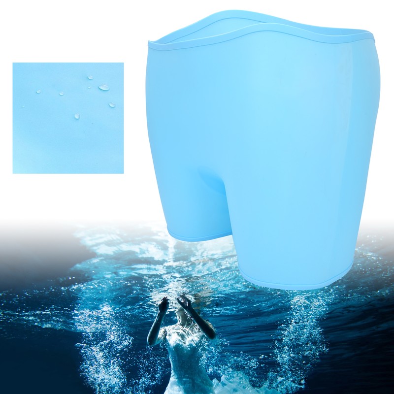 Women Silicone Swim Shorts Summer Waterproof Quick‑Drying Soft Swimming Shorts