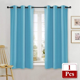 NICETOWN - Cortinas de oscurecimiento, con Aislamiento térmico y Ojales, para recámara(Rosado, 1 Piezas, 106 x 213 cm)