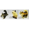 Set of 3 Bristle Cat Christmas Tree Decoration