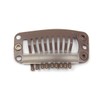 50pcs Hair Extension Clips Stainless Steel Snap Clips for Hair