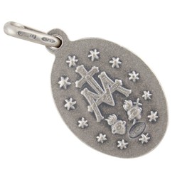 AFP AS-527 Madonna Saint Mary Pendant 925 Sterling Silver, Sterling Silver, No Gemstone