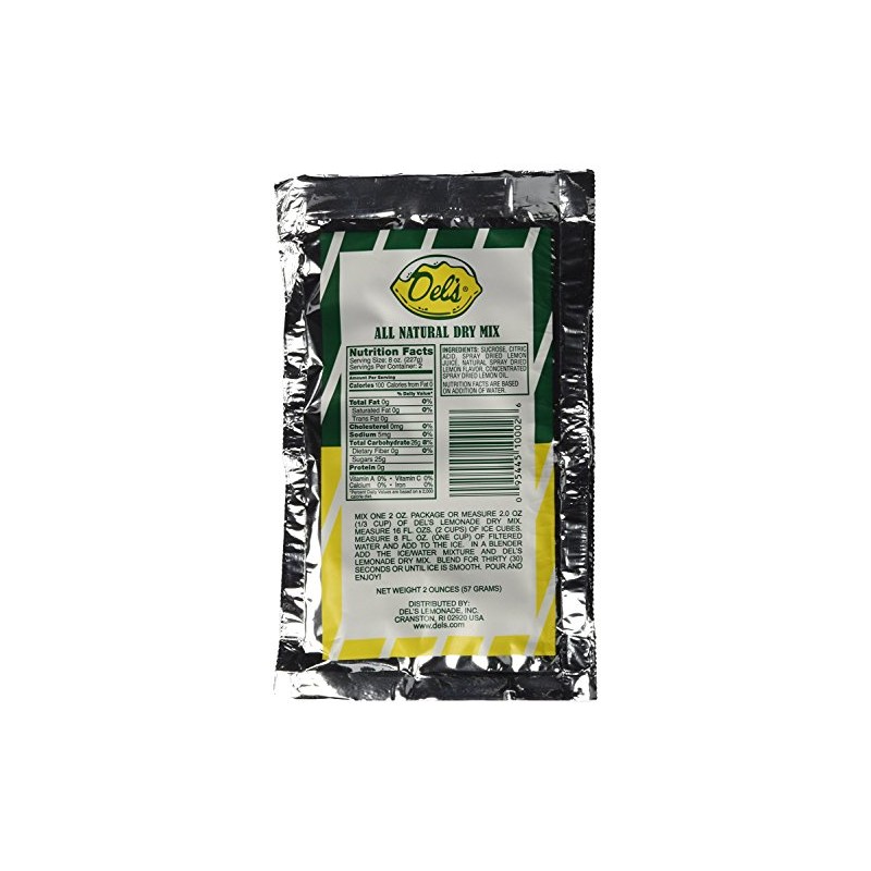 Del's All Natural Lemonade - 30 pack