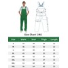 WORK IDEA Men's Bib Overalls,Men's Overalls Workwear Lightweight with Adjustable