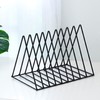 Desktop Organizer Rack Rustproof Simple Triangle Geometric Iron File Holder